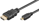  PremiumCord Kabel HDMI A - HDMI micro D, 2m