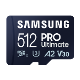  Samsung PRO Ultimate/micro SDXC/512GB/200MBps/UHS-I U3 / Class 10/+ Adaptér/Modrá