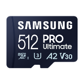 Samsung PRO Ultimate/micro SDXC/512GB/200MBps/UHS-I U3 / Class 10/+ Adapt&#233;r/Modr&#225;