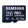 Samsung PRO Ultimate/micro SDXC/256GB/200MBps/UHS-I U3 / Class 10/+ Adapt&#233;r/Modr&#225;