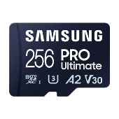 Samsung PRO Ultimate/micro SDXC/256GB/200MBps/UHS-I U3 / Class 10/+ Adapt&#233;r/Modr&#225;